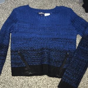 Sweater with zips on the side from Macy’s